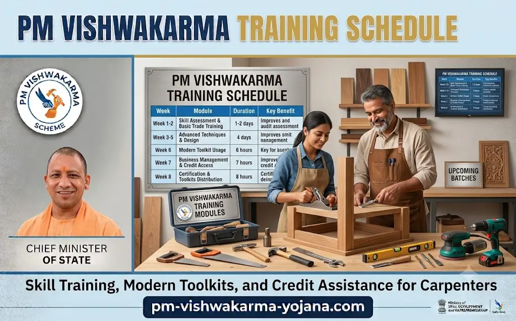 PM Vishwakarma Training Schedule