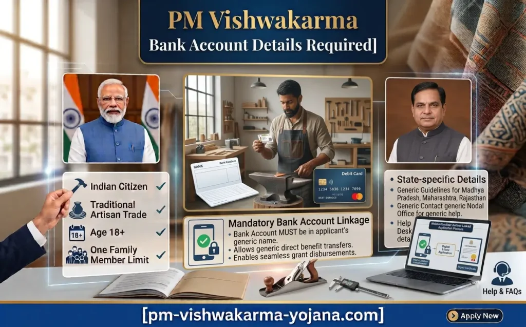 pm-vishwakarma-bank-account-details-required