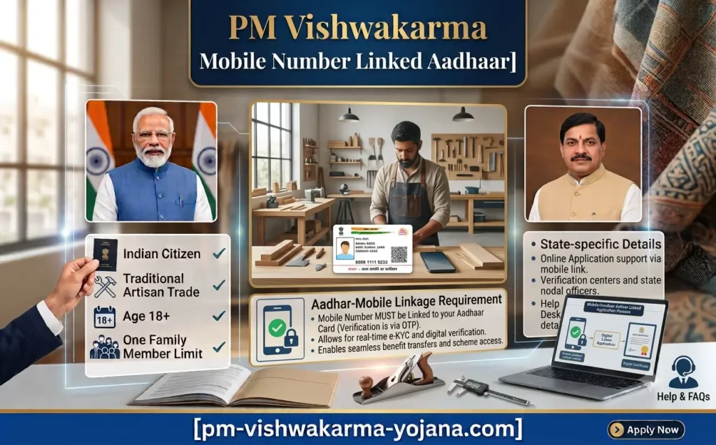 pm-vishwakarma-mobile-number-linked-aadhaar