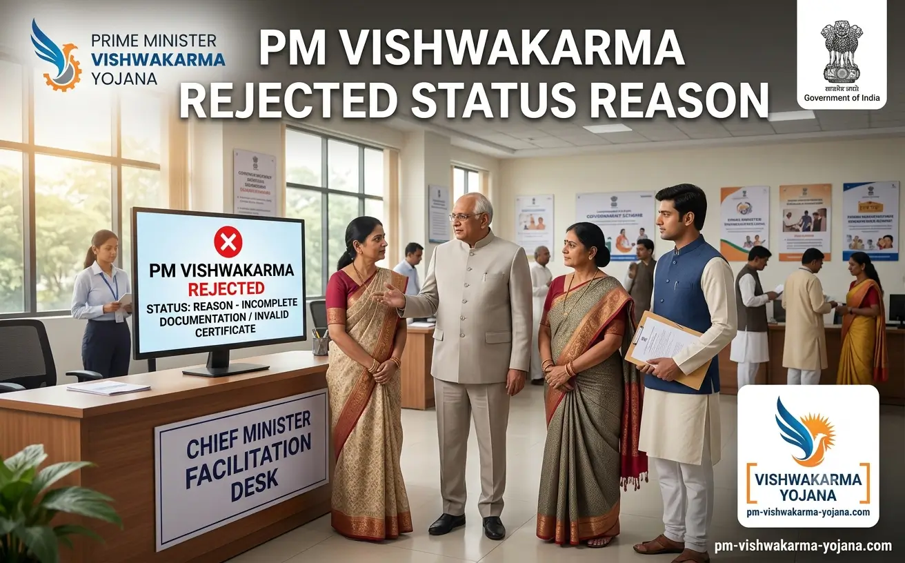 pm-vishwakarma-rejected-status-reasons-solution