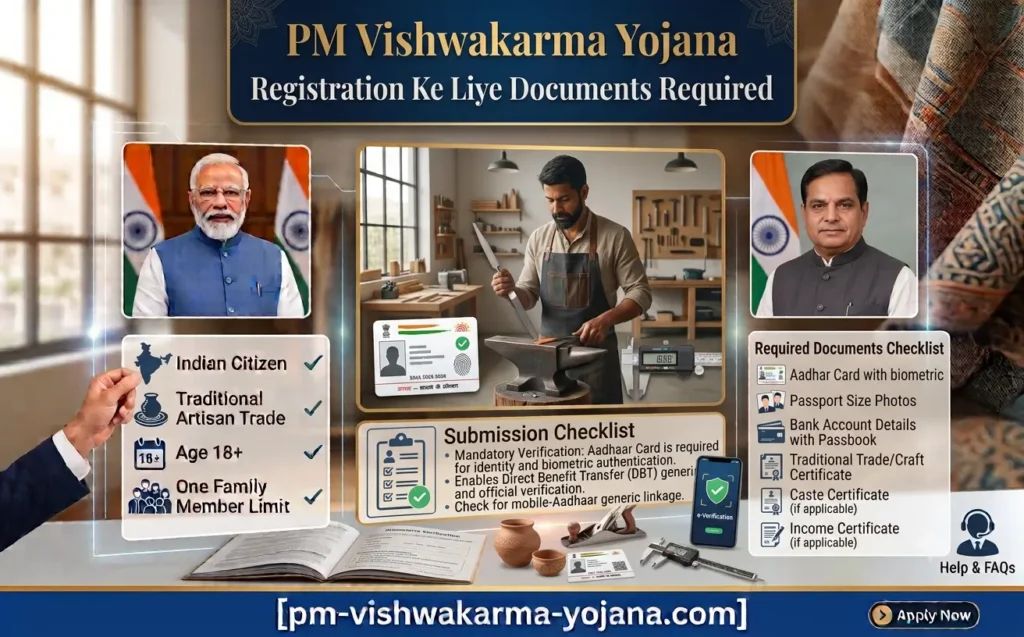 pm-vishwakarma-yojana-registration-ke-liye-documents-required